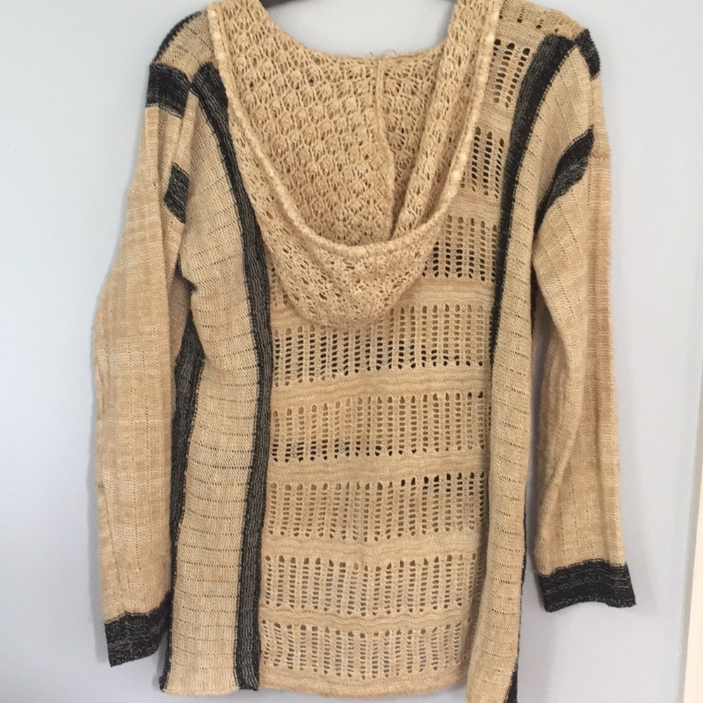 Boho crochet sweater sweatshirt